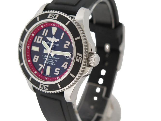 Montre Breitling Superocean 42 - Montre automatique en acier, réf. A17364 58 Facettes 271458
