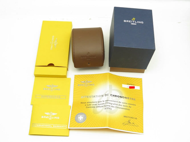 Montre Breitling Superocean 42 - Montre automatique en acier, réf. A17364 58 Facettes 271458