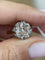 Bague 52 Bague solitaire diamant taille ancienne Old Mine Cut 3,07 carats 58 Facettes 1113.2