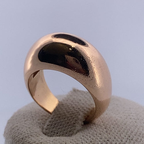 Bague 47 Bague jonc bombée en or jaune 18 carats 11,13 g 58 Facettes 250147