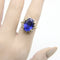 Bague LeVian - Bague halo tanzanite et diamants en or 14K 58 Facettes