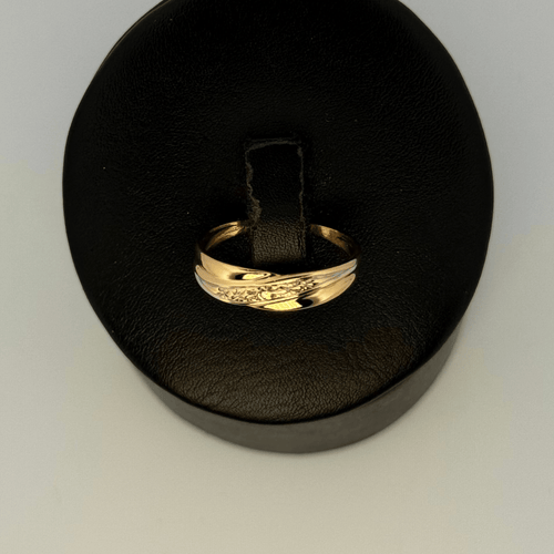 Bague 52.5 Bague anneau gravé en or jaune 18 carats 1,66 g 58 Facettes 250022