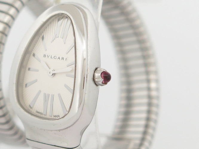 Montre Bulgari Serpenti Tubogas - Montre quartz femme en acier 35 mm 58 Facettes 272424