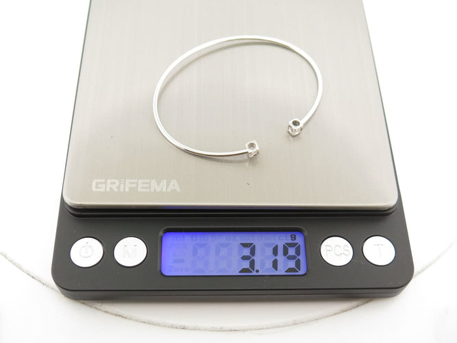 Bracelet Dinh Van Le Cube Diamant - Bracelet en or blanc 18k et diamants 58 Facettes 271714