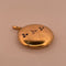 Pendentif Pendentif russe à décor floral en or jaune 18 carats 5,08 g 58 Facettes 250111