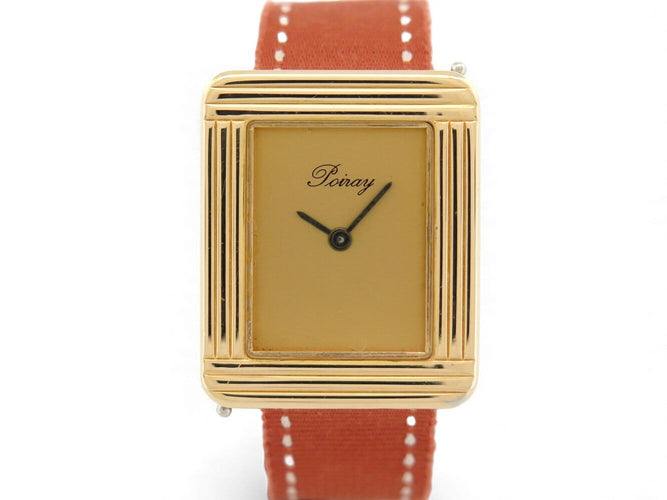 Montre Poiray Ma Première - Montre quartz 30 mm en or 18k et acier 58 Facettes 271675