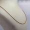 Collier Collier chaîne maille fine en or jaune 18K, 40 cm 58 Facettes 250110