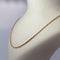 Collier Collier chaîne maille fine en or jaune 18K, 40 cm 58 Facettes 250110