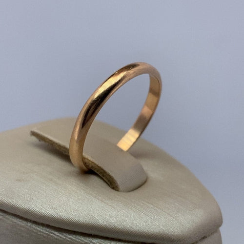 Bague 56.5 Alliance simple - Bague en or jaune 18 carats 2,18 g 58 Facettes 250195