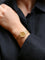 Montre Baume & Mercier - Montre vintage en or jaune 18 carats à maille tressée 58 Facettes 1067.3