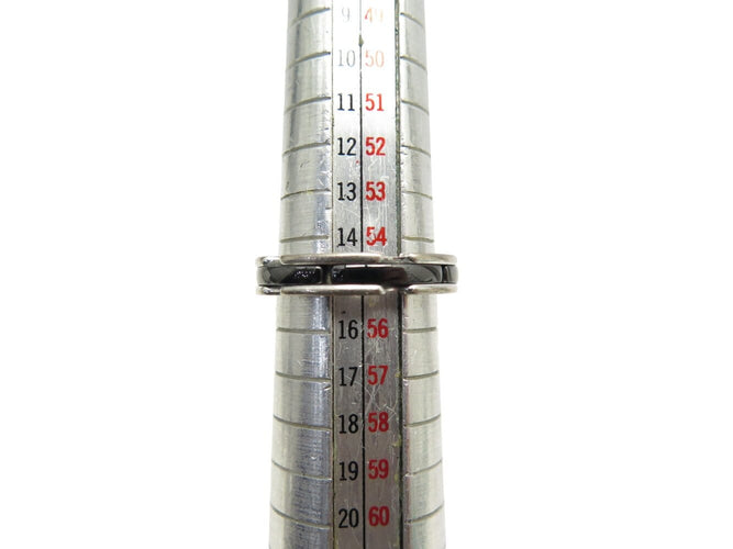 Bague 55 Chanel Ultra PM - Bague en or blanc 18k et céramique noire 58 Facettes 271539