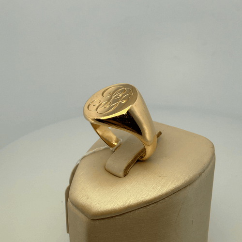 Bague 55.5 Bague chevalière en or jaune 18 carats 15,61 g 58 Facettes 250049