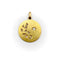 Pendentif Médaillon étoile, lune et blé en or 18k et diamants 58 Facettes