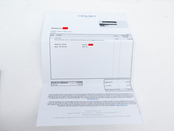 Bague 50 Chaumet Bee My Love - Bague en or rose 18k et diamants 58 Facettes 272597