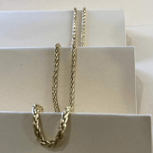 Collier Collier maille palmier en or jaune 18K 7,47 g 58 Facettes 250204