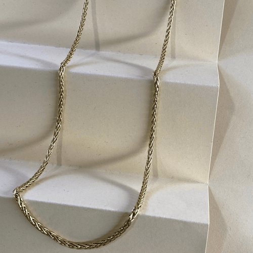 Collier Collier maille palmier en or jaune 18 carats 7,47 g 58 Facettes 250204