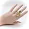Bague Bague serpent vintage en or 22k, argent, rubis et diamants 58 Facettes A2005J