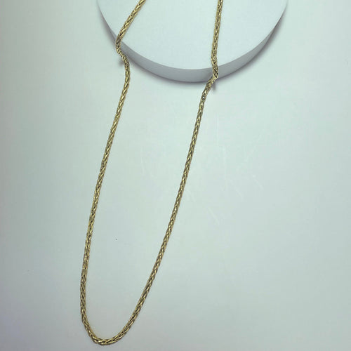 Collier Collier maille palmier en or jaune 18K 7,47 g 58 Facettes 250204