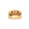 Bague 58 Bague diamants en or jaune 18 carats (750/1000) 58 Facettes