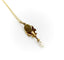 Pendentif Pendentif Art nouveau goutte en or jaune 14K, turquoise et perle 58 Facettes A2005S