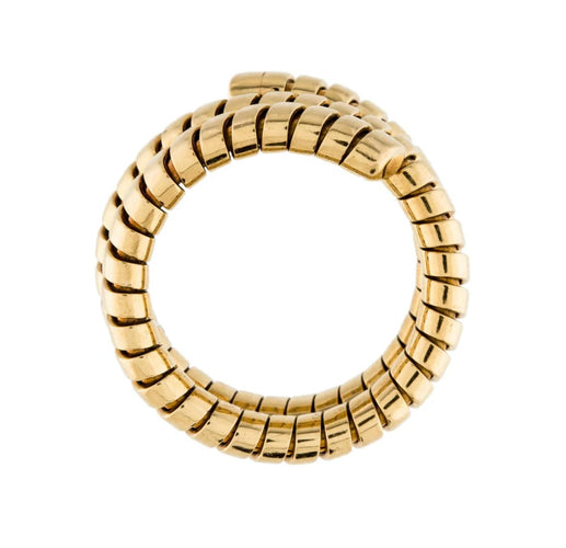 Bague Bulgari Tubogas - Bague en or jaune 18k 58 Facettes