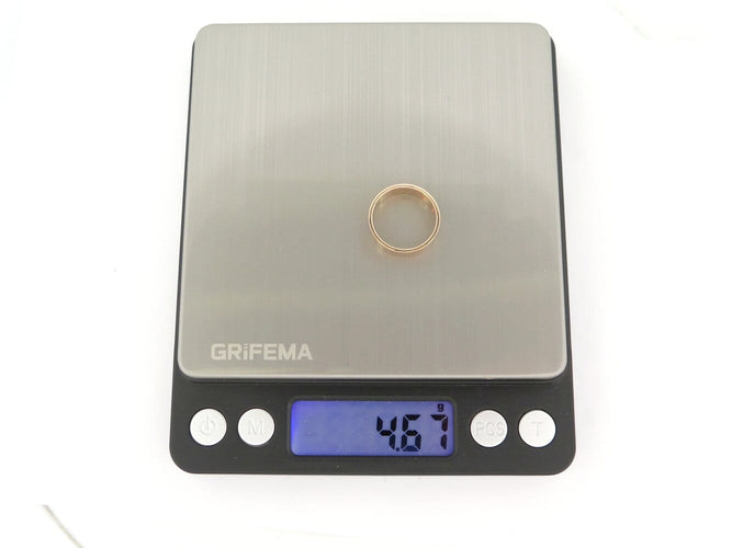 Bague 51 bague HERMES h d'ancre pm h115601b diamants t51 or rose 18k 58 Facettes 272646