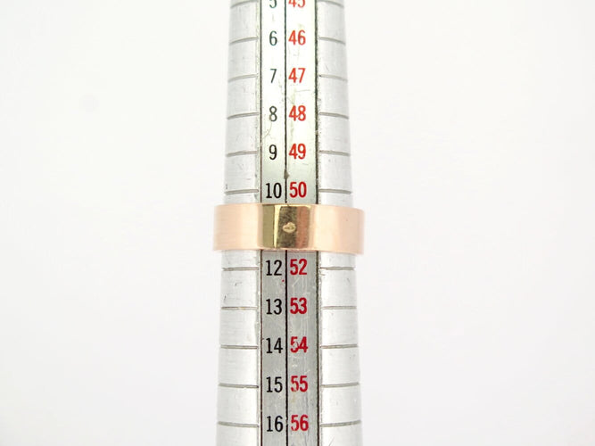 Bague 51 bague HERMES h d'ancre pm h115601b diamants t51 or rose 18k 58 Facettes 272646