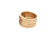 Bague 46 Bague Pinky 5 rangs en or jaune 18k, diamants et pierres précieuses 58 Facettes 272708