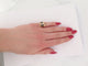Bague 46 Bague Pinky 5 rangs en or jaune 18k, diamants et pierres précieuses 58 Facettes 272708
