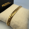 Bracelet Bracelet à maillons cubains en or jaune 18 carats 13,35 g 58 Facettes 250092