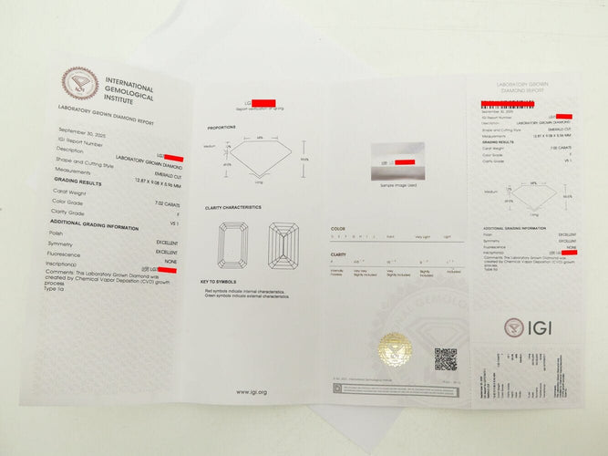 Bague 55 bague solitaire solitaire diamant taille emeraude 7ct t55 or blanc 18k 58 Facettes 271662