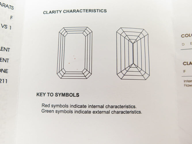 Bague 55 bague solitaire solitaire diamant taille emeraude 7ct t55 or blanc 18k 58 Facettes 271662