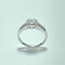 Bague 57 Bague diamants 0,44 ct en or blanc 18 carats 58 Facettes 250168