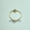 Bague 54 Bague motif losange en or jaune 18 carats et pierres foncées 58 Facettes 250115