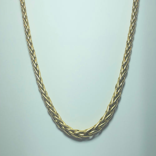 Collier Collier mailles tressées en or jaune 18 carats 29,84 g 58 Facettes 250060