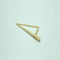 Pendentif Pendentif Corse triangle ouvert en or jaune 18 carats 2,4 g 58 Facettes 250006