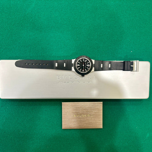 Montre Bvlgari Aluminium - Montre automatique 40 mm en aluminium et titane 58 Facettes