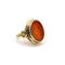 Bague Bague victorienne - Intaille cornaline Jules César en or 18 carats 58 Facettes
