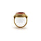 Bague Bague victorienne - Intaille cornaline Jules César en or 18 carats 58 Facettes