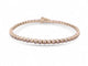 Bracelet Bracelet tennis rivière - 53 diamants fancy en or jaune 14 ct 58 Facettes 268156