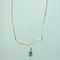 Collier Collier en or jaune 14K serti de pierres 58 Facettes 250271