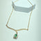 Collier Collier en or jaune 14K serti de pierres 58 Facettes 250271