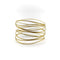 Bracelet Tiffany & Co. Elsa Peretti - Bracelet vague neuf rangs en or jaune 18k 58 Facettes