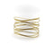 Bracelet Tiffany & Co. Elsa Peretti - Bracelet vague neuf rangs en or jaune 18k 58 Facettes