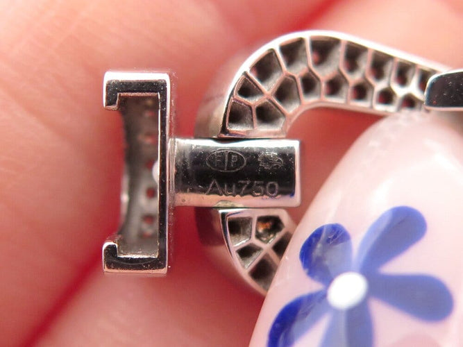 Bracelet FRED Grand Force 10 - Bracelet double tour en or blanc 18K et diamants 58 Facettes 271155