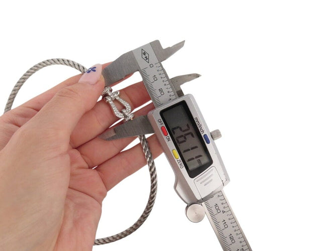 Bracelet FRED Grand Force 10 - Bracelet double tour en or blanc 18K et diamants 58 Facettes 271155