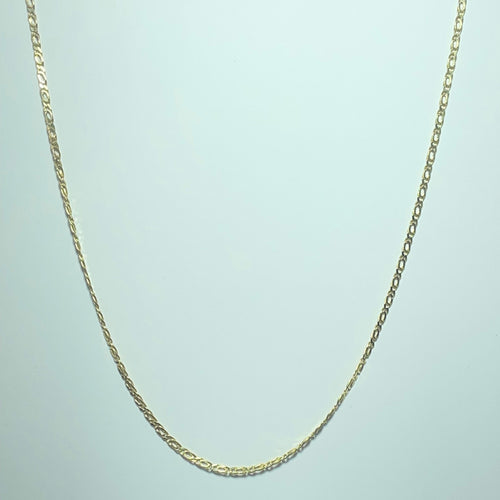 Collier Chaîne maille gourmette en or jaune 14K 50 cm 58 Facettes 250327