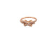 Bague 53 Chaumet Jeux de Liens - Bague en or rose 18k et diamants 0,35 ct T53 58 Facettes 268402