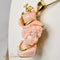 Broche Portrait de dame victorien - Broche en or jaune 18 carats et corail 58 Facettes 2514