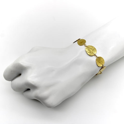 Bracelet Gurhan Lush Collection - Bracelet à disques martelés en or 24k 58 Facettes A2006P